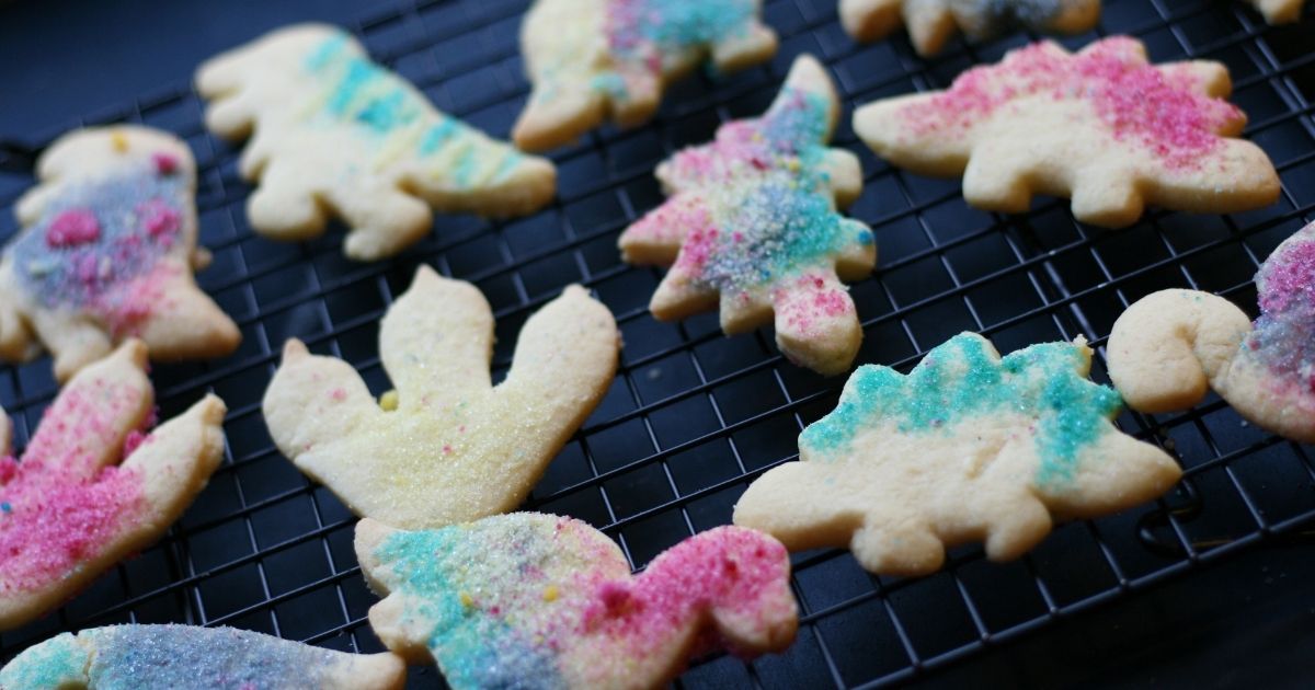 dinosaur sugar cookies