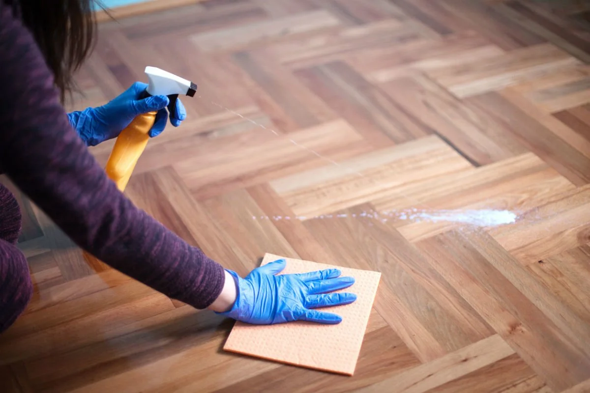 how to clean linoleum floors with grooves