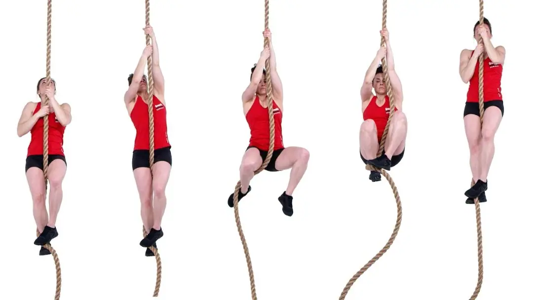 how to climb a rope