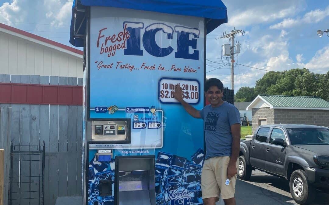 how to start an ice machine business